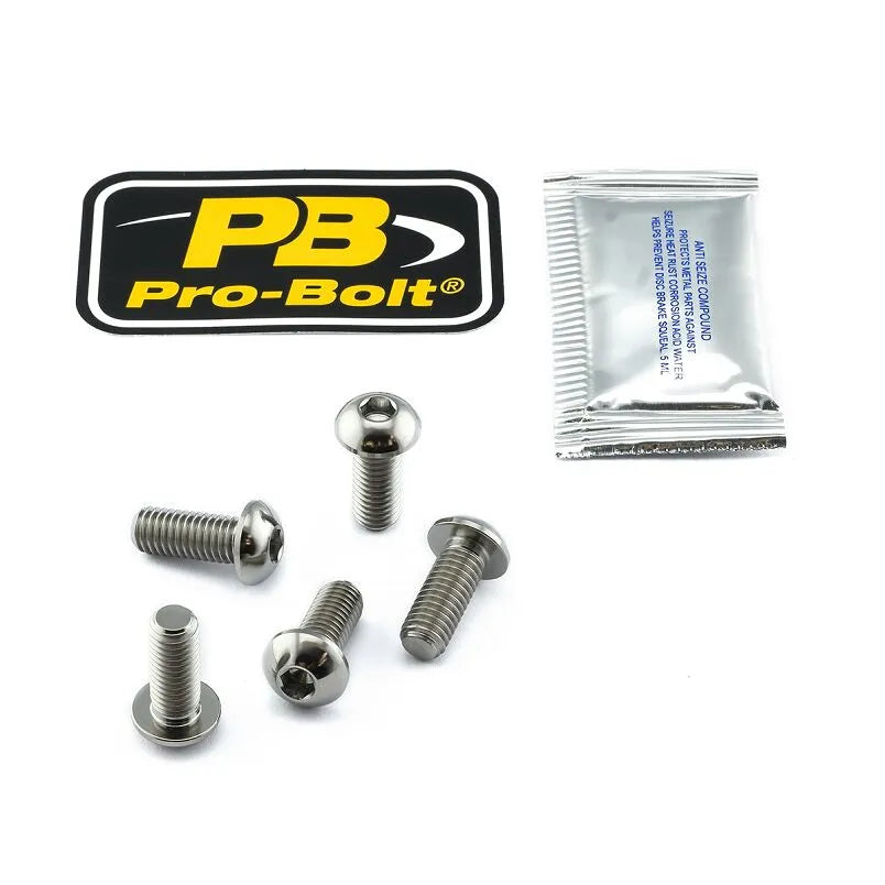 Pro Bolt Titanium Bremseklodser Rotor Bolt Kit
