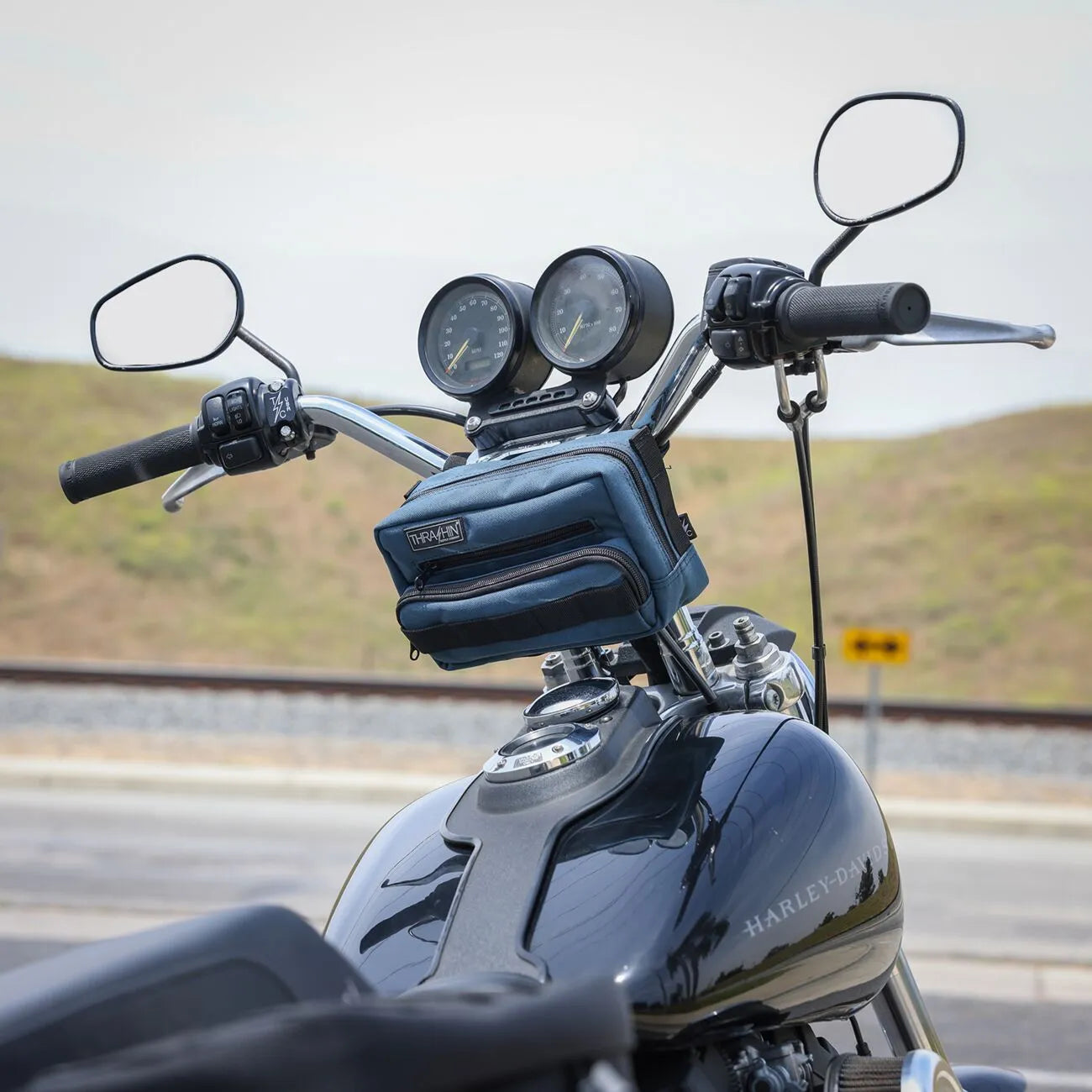 Thrashin Supply Handlebar Bag - Blue