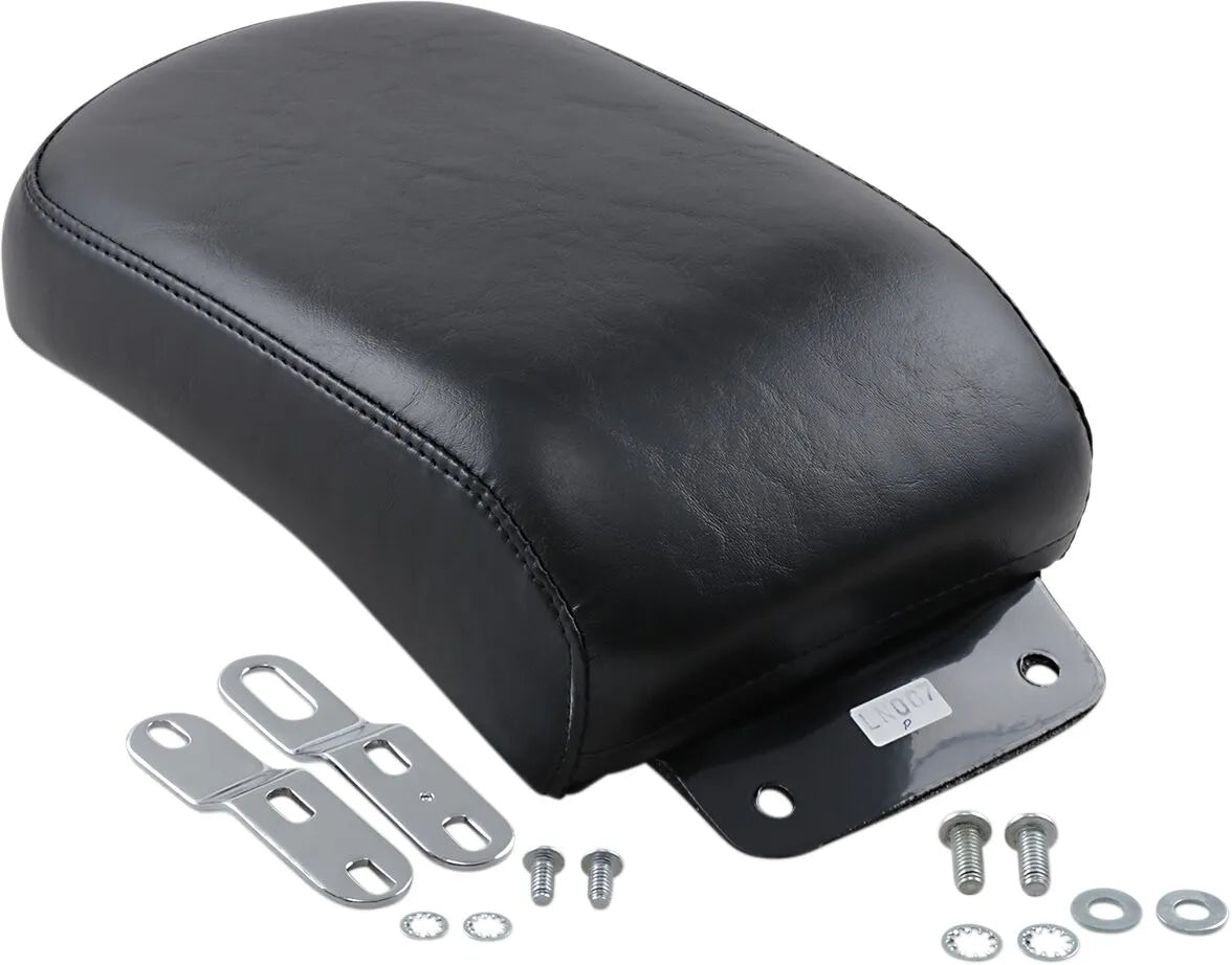 Le Pera Bare Bones Pillion Pad - Black Vinyl - For Harley Davidson