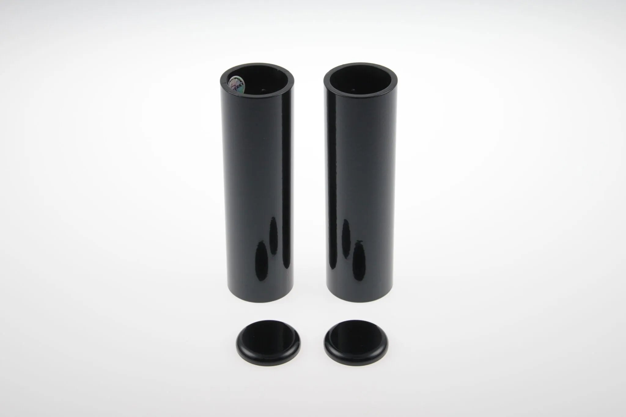 Cult Werk Fork Covers - Gloss Black Aluminum