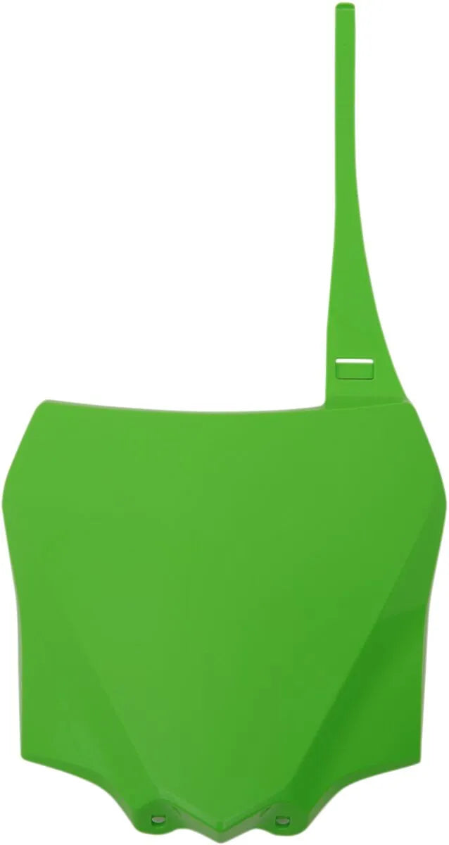 Ufo Replacement Front Number Plate - Kx Green