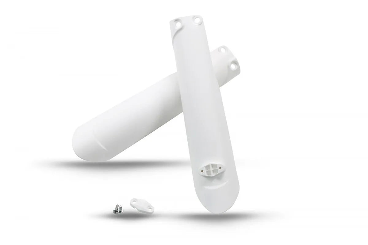 UFO Fork Tube Protectors White