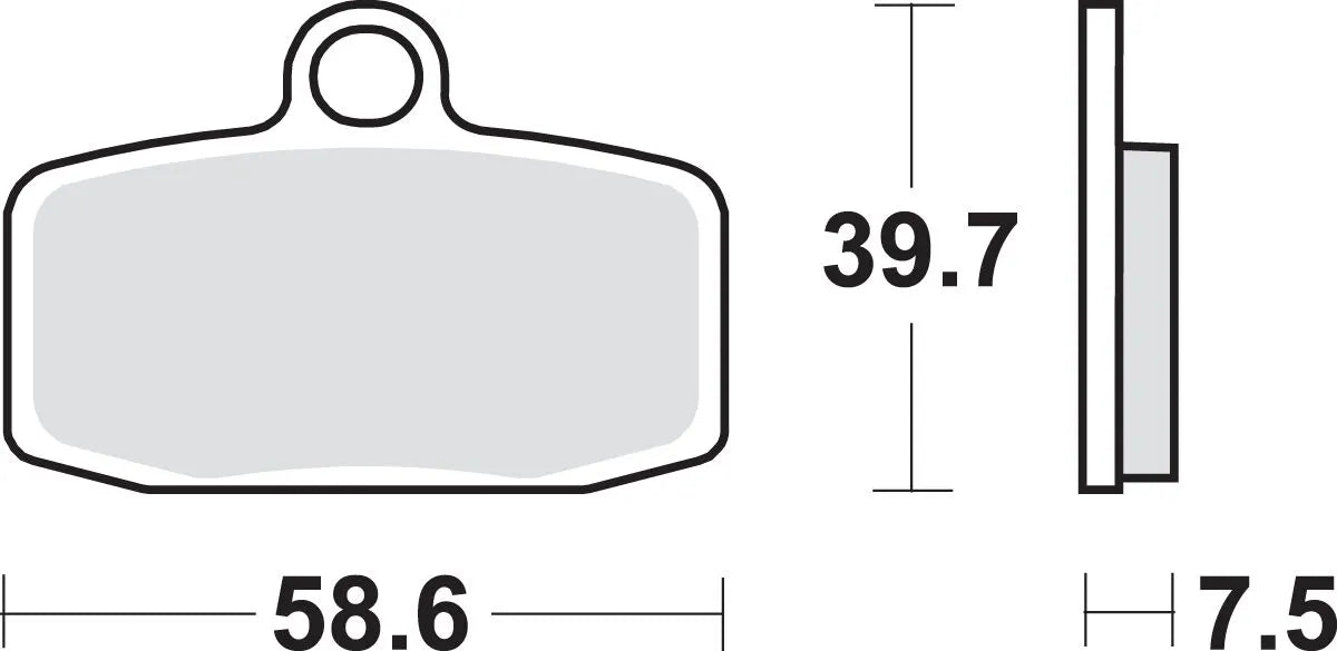 Sbs Rsi Offroad Racing Sintered Bremseklodser Sæt - Foran