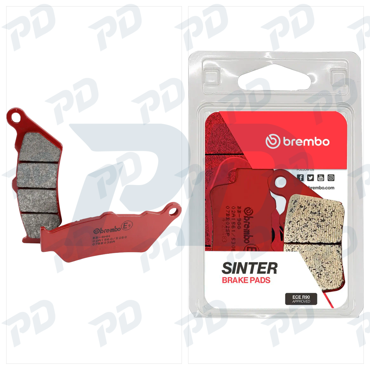 BREMBO Brake Pads Kit for Honda CB 500 1997-2003