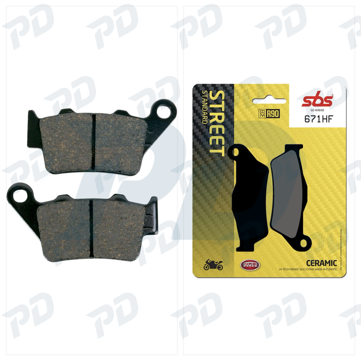 SBS Brake Pads Kit for Yamaha XTZ 700 2023-2024