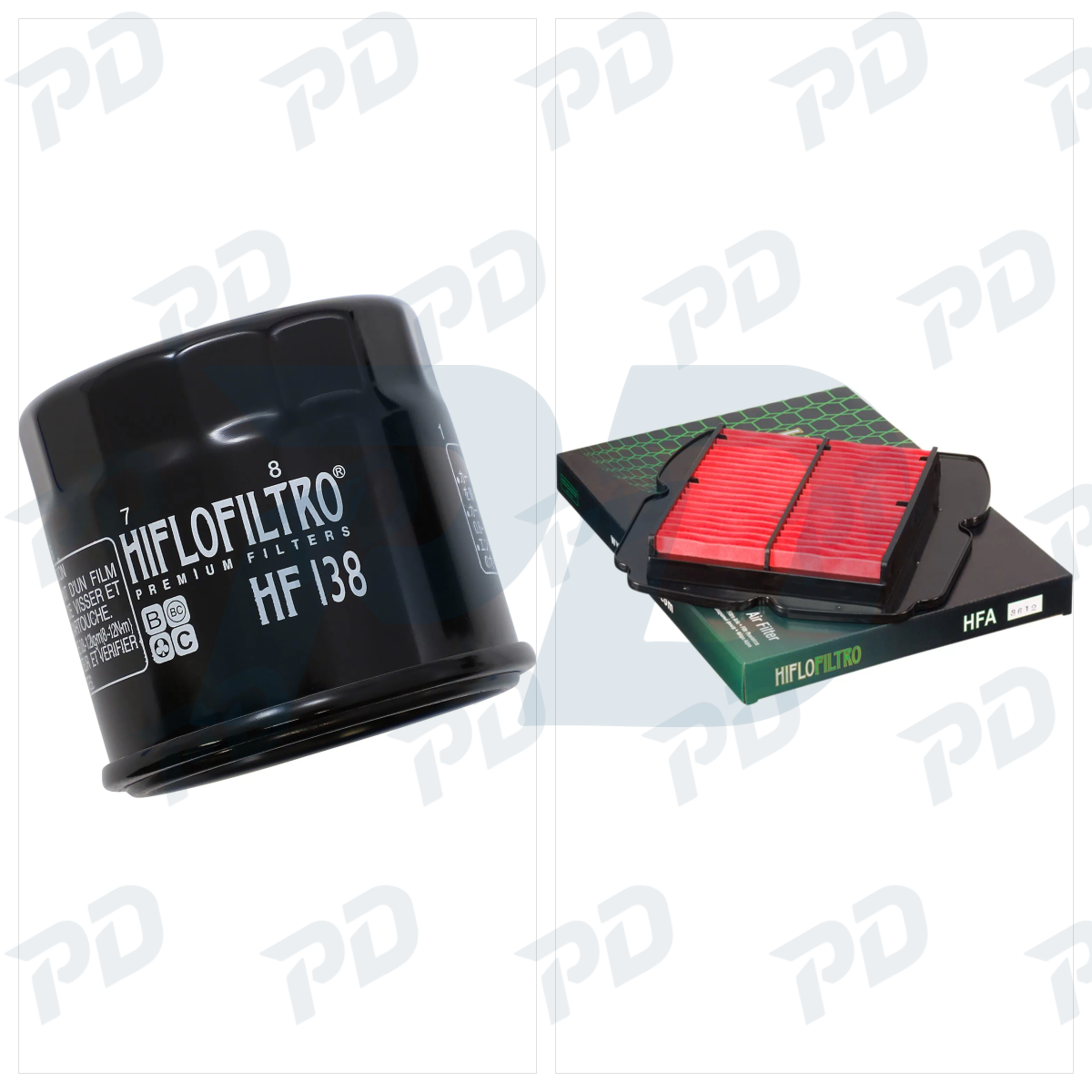 HIFLOFILTRO Service Kit with Oil Filter & Air Filter for Suzuki SV 650 2002-2009