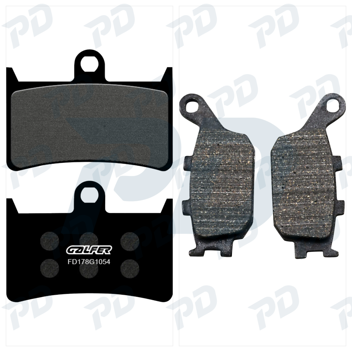 GALFER Brake Pads Kit for Yamaha MT-09 2014-2026