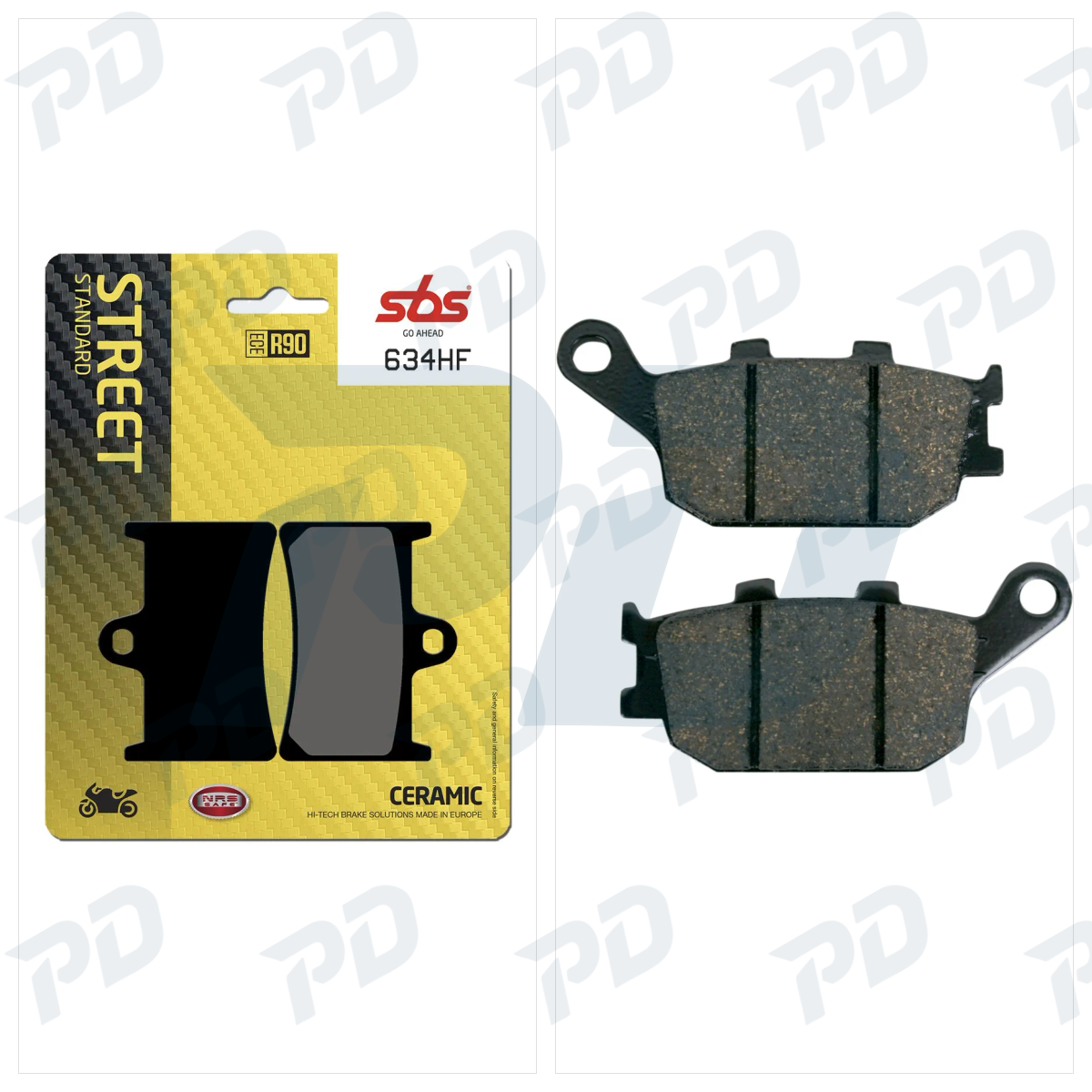 SBS Brake Pads Kit for Yamaha MT-07 2014-2022