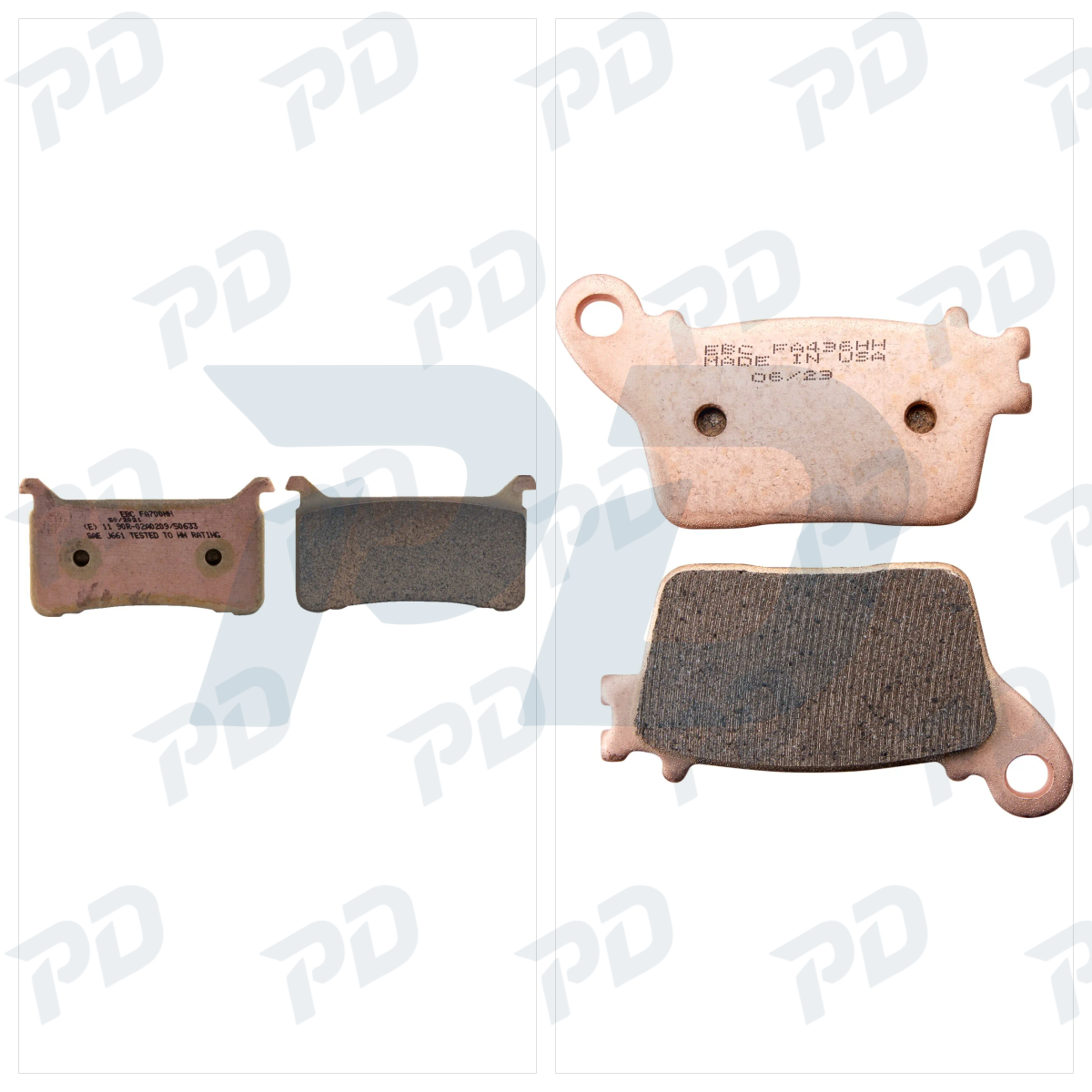 EBC Sintered Brake Pads Kit for Honda CBR 1000 RR 2017-2026