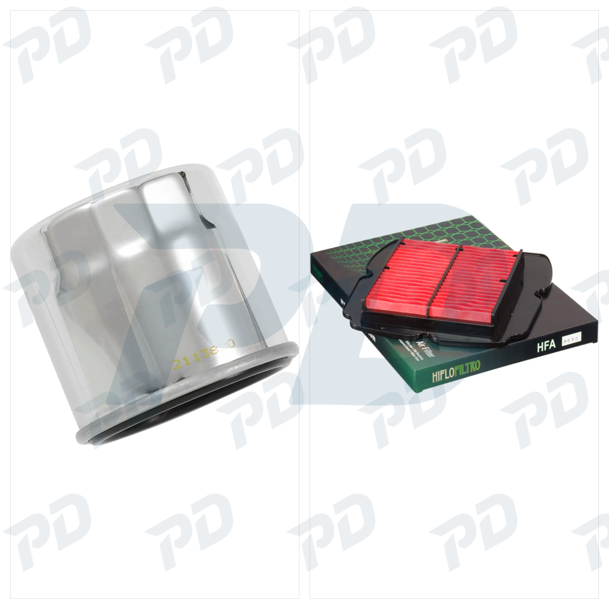 HIFLOFILTRO Service Kit with Oil Filter & Air Filter for Suzuki SV 650 2002-2009