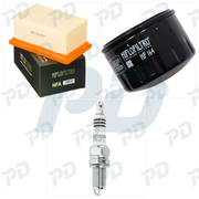 HIFLOFILTRO + NGK SPARK PLUGS Service Kit with Air Filter, Oil Filter & Spark Plugs for BMW R 1200 GS 2004-2009