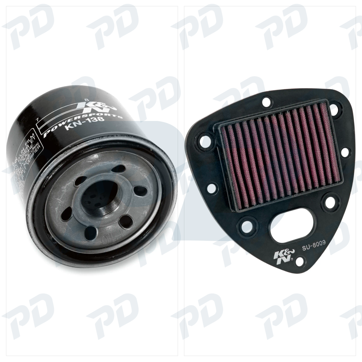 K & N Service Kit with Oil Filter & Air Filter for Suzuki SV 650 2022-2025