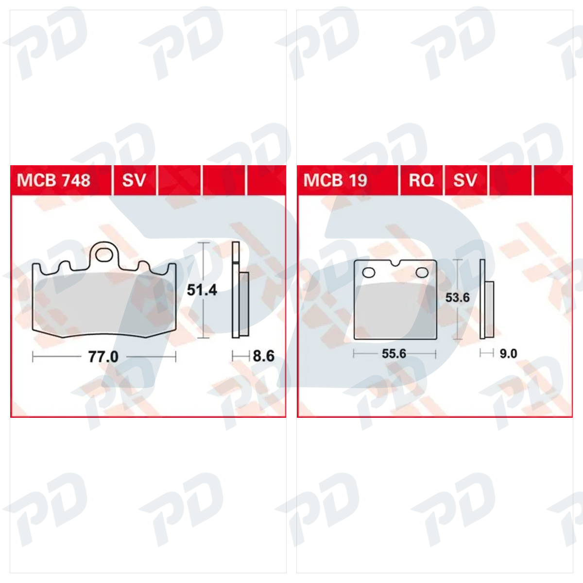 TRW Brake Pads Kit for BMW K 1200 2001-2005