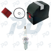 HIFLOFILTRO + UNI FILTER + NGK SPARK PLUGS Service Kit with Oil Filter, Air Filter & Spark Plugs for Honda CB 500 1971-1977