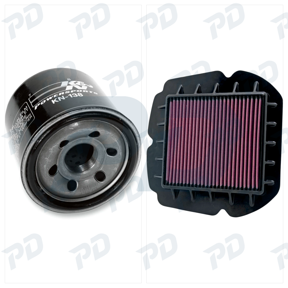 K & N Service Kit with Oil Filter & Air Filter for Suzuki SV 650 1999-2024