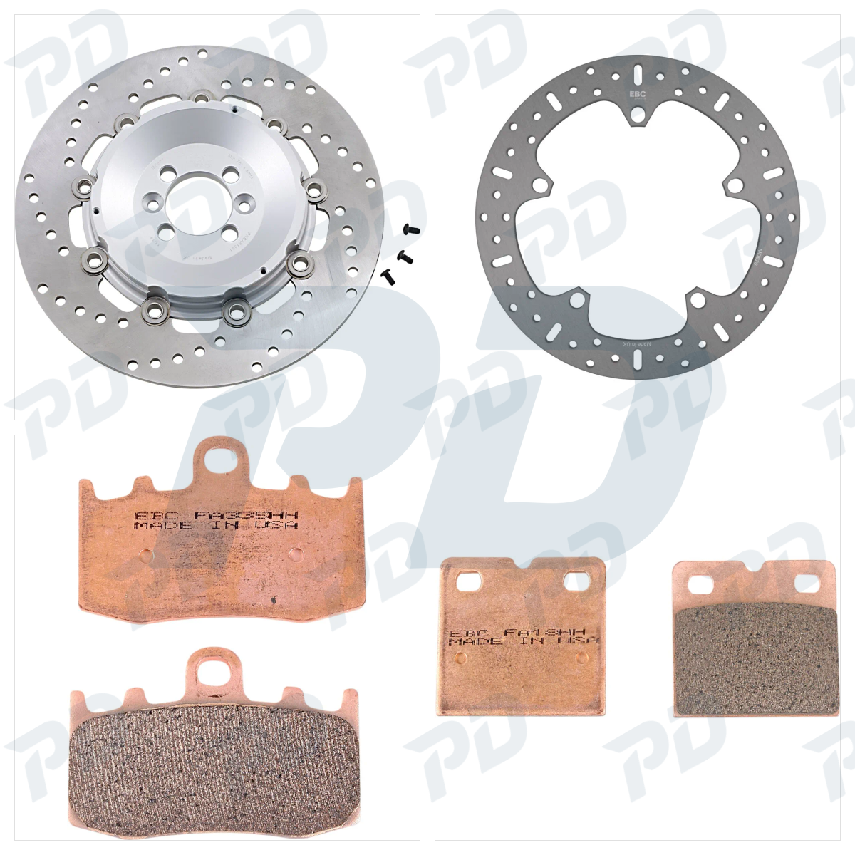 EBC Sintered Brake Kit with Brake Discs & Brake Pads for BMW K 1200 2001-2004