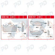 TRW Brake Pads Kit for BMW R 1200 GS 2004-2012