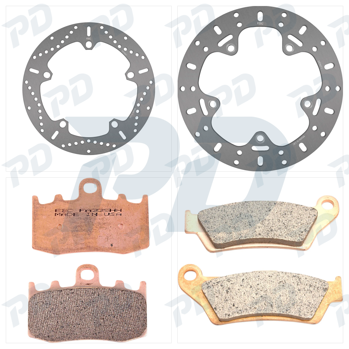 EBC Sintered Brake Kit with Brake Discs & Brake Pads for BMW R 1200 GS 2004-2013