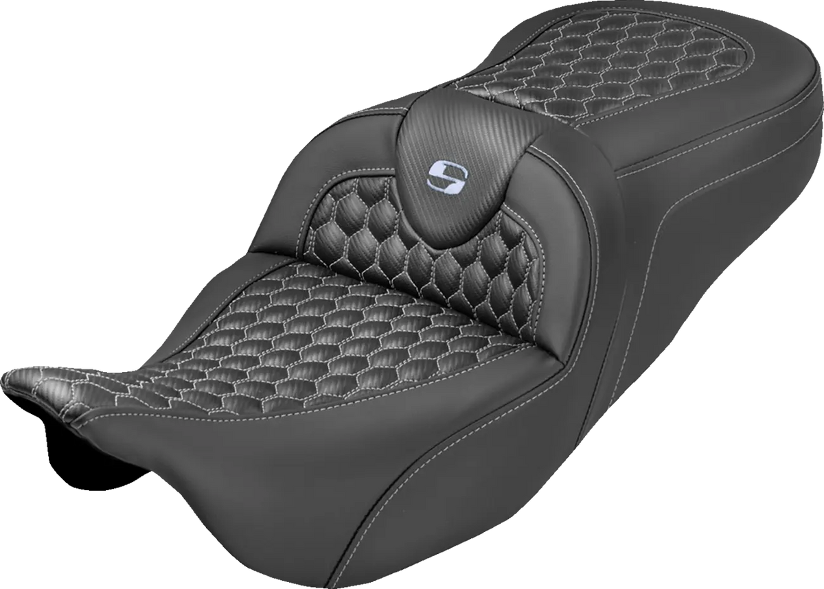 Saddlemen Roadsofa Seat Silver Stitch