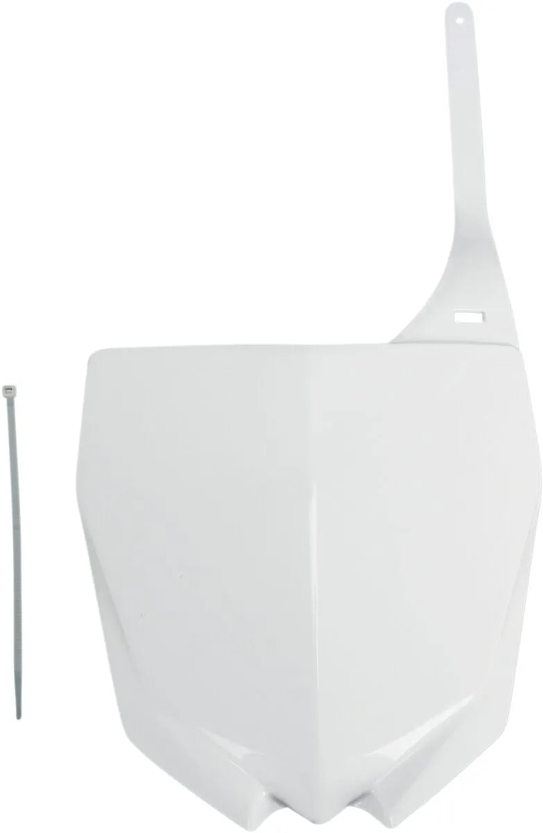 Ufo Replacement Front Number Plate White