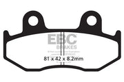 Ebc Sfa-hh Series Sintered Brake Pads For Scooters - Rear