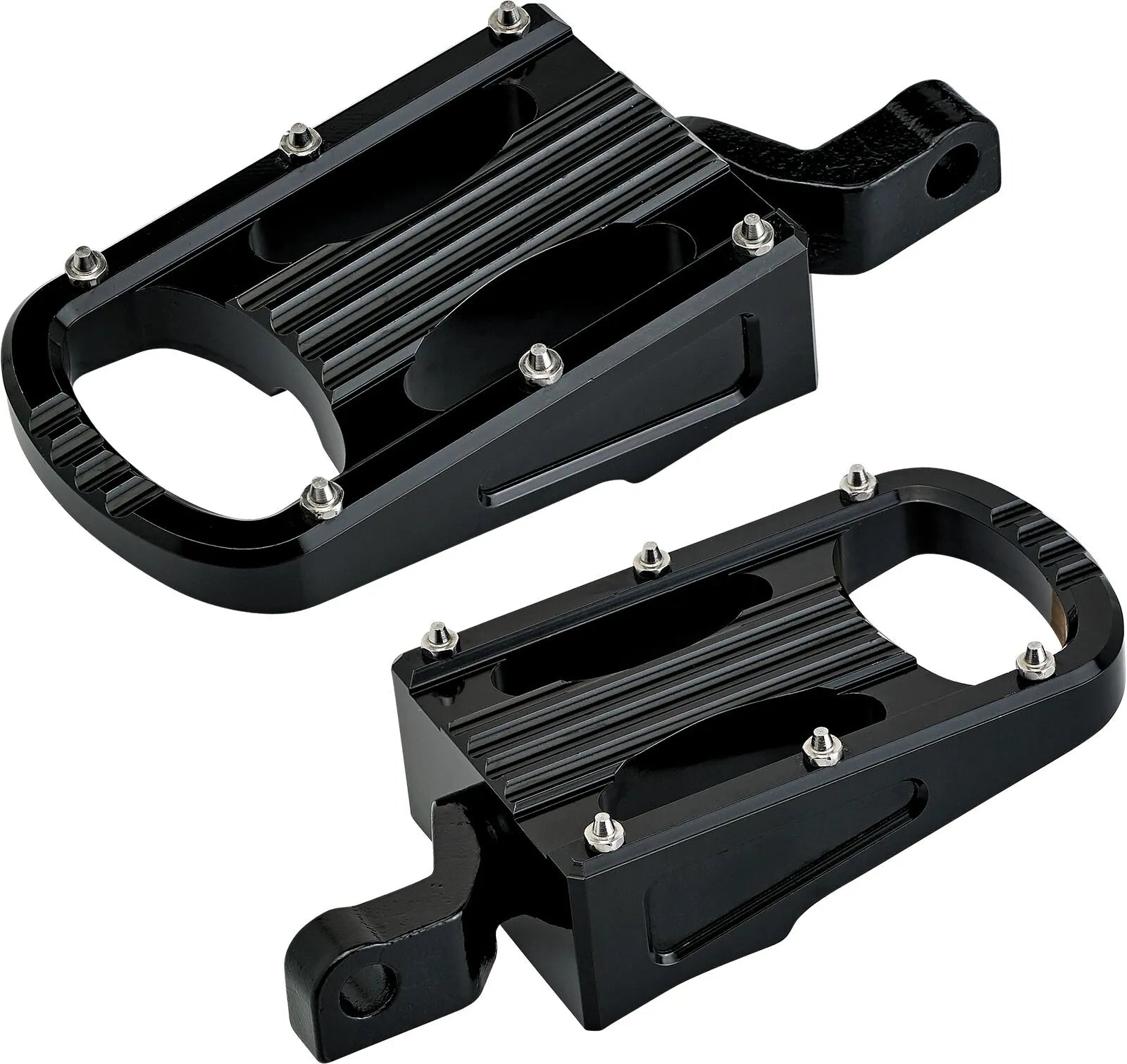 Biltwell Xl Step Foot Pegs - Black Aluminum