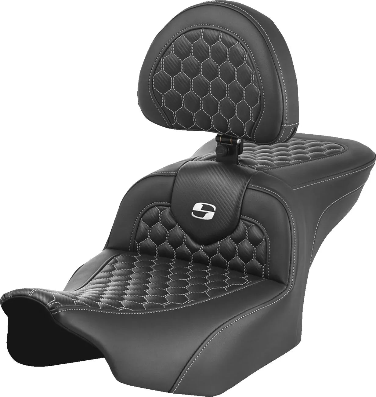 Saddlemen Honeycomb Roadsofa Seat - For Harley Davidson