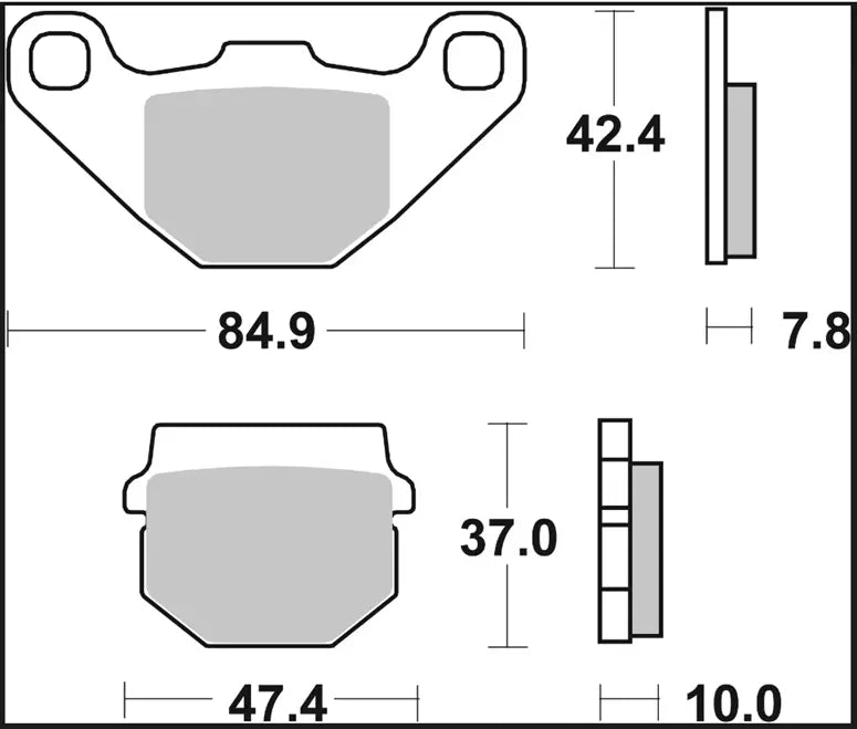 Brembo Prime Line Carbon Ceramic Brake Pad