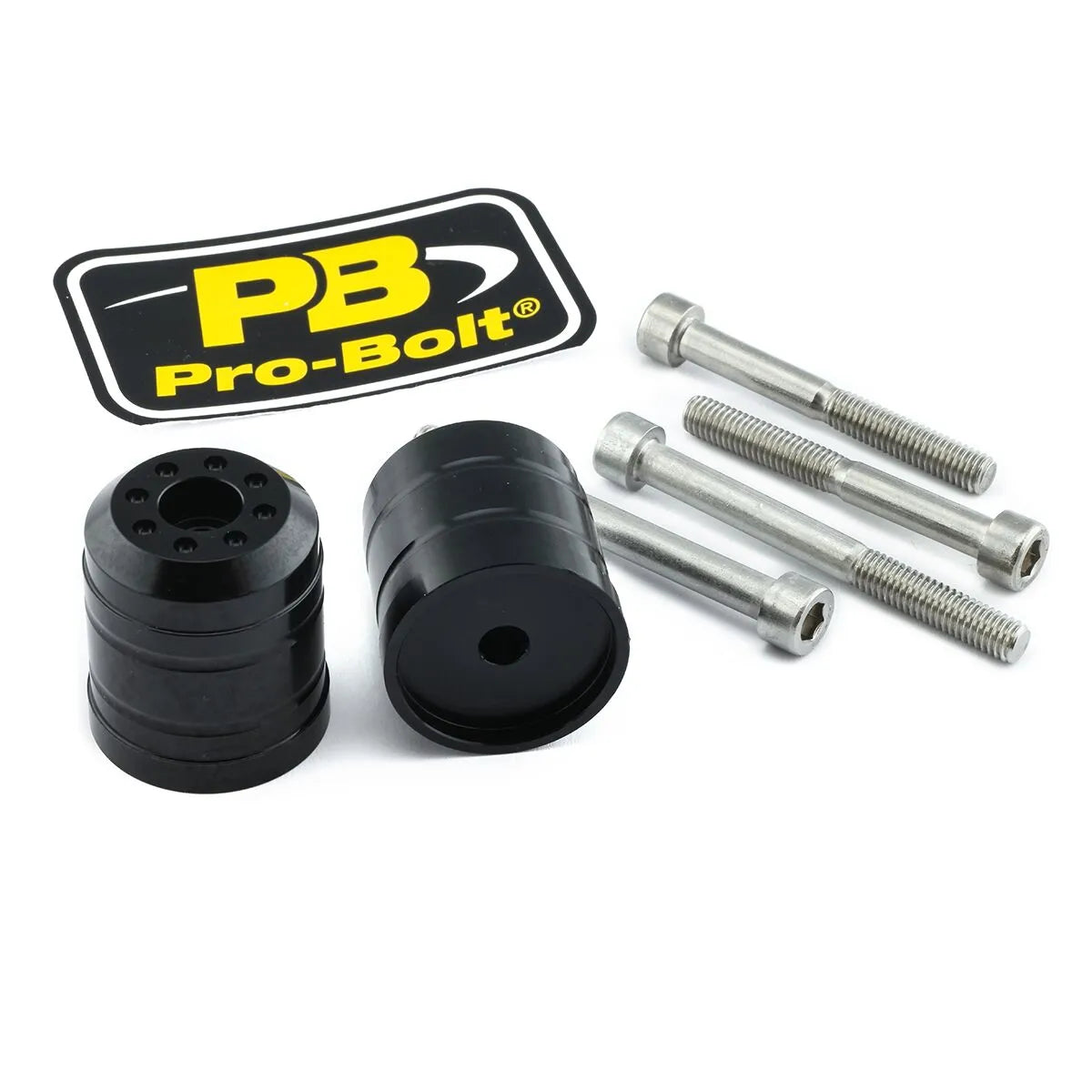 Pro Bolt Aluminum Bar Ends - Black