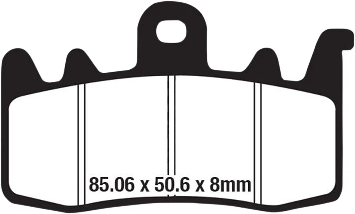 Ebc Gpfax Sintrede Road Race Bremseklodser - For og Bag