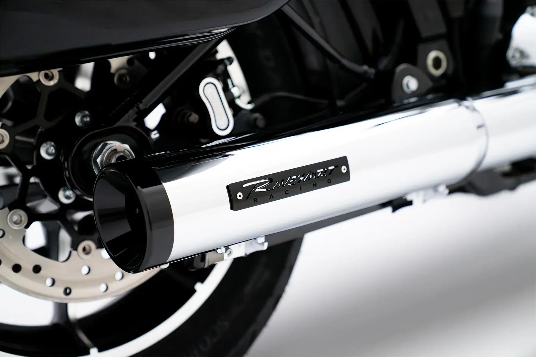 Rinehart Racing 4" Hp40 Slip-on Lyddæmper Til Softails