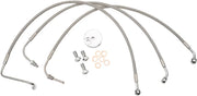 La Choppers Bremseklodser Rustfrit Stål Kit Til Ape Hangers