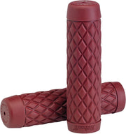 Biltwell Torker Grips - Oxblood, 7/8 Inch