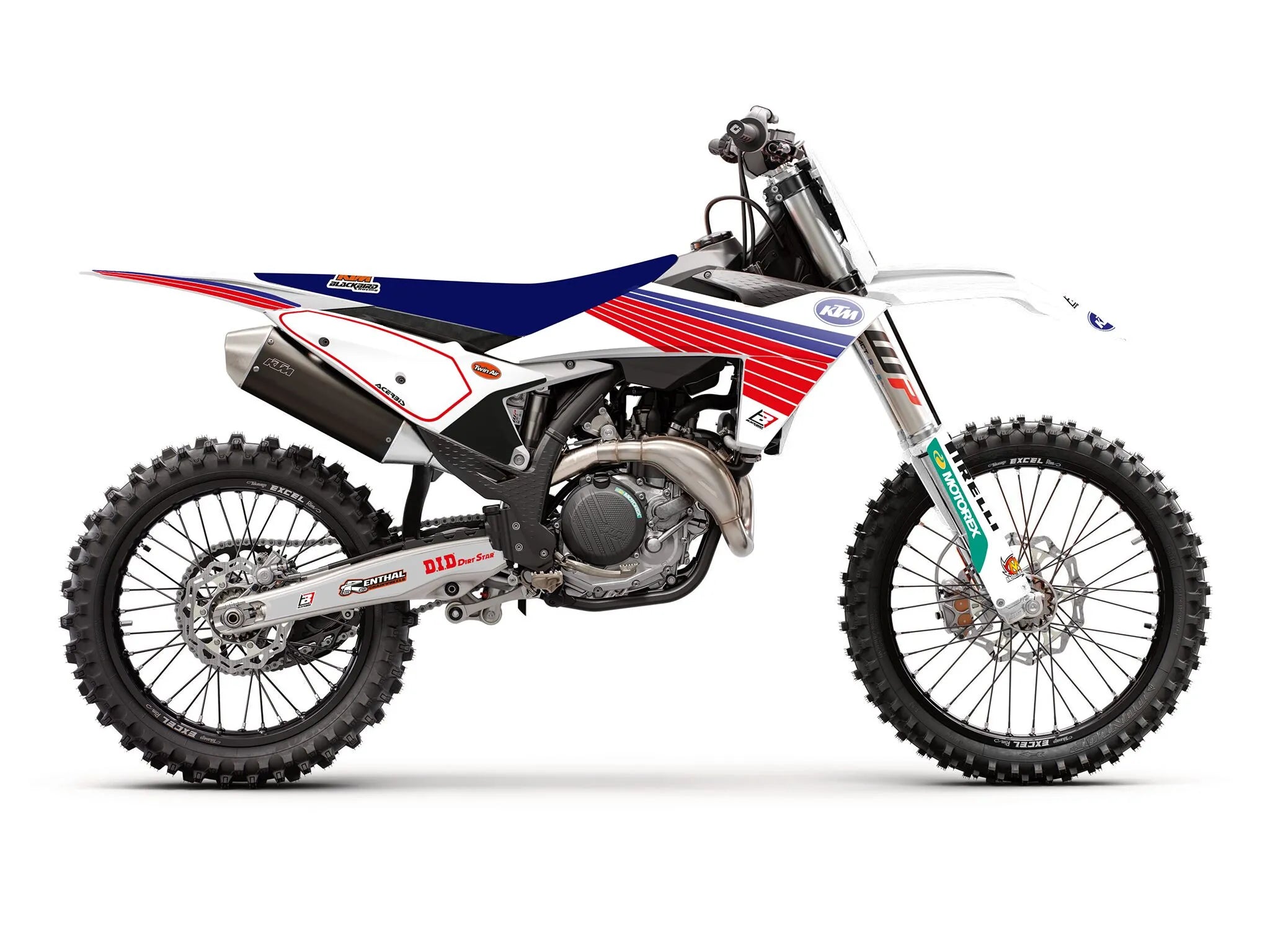 Blackbird Racing Retro Graphic Kit With Seat Cover For Ktm