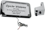 Cycle Visions In-close License Plate Holder - Side Mount