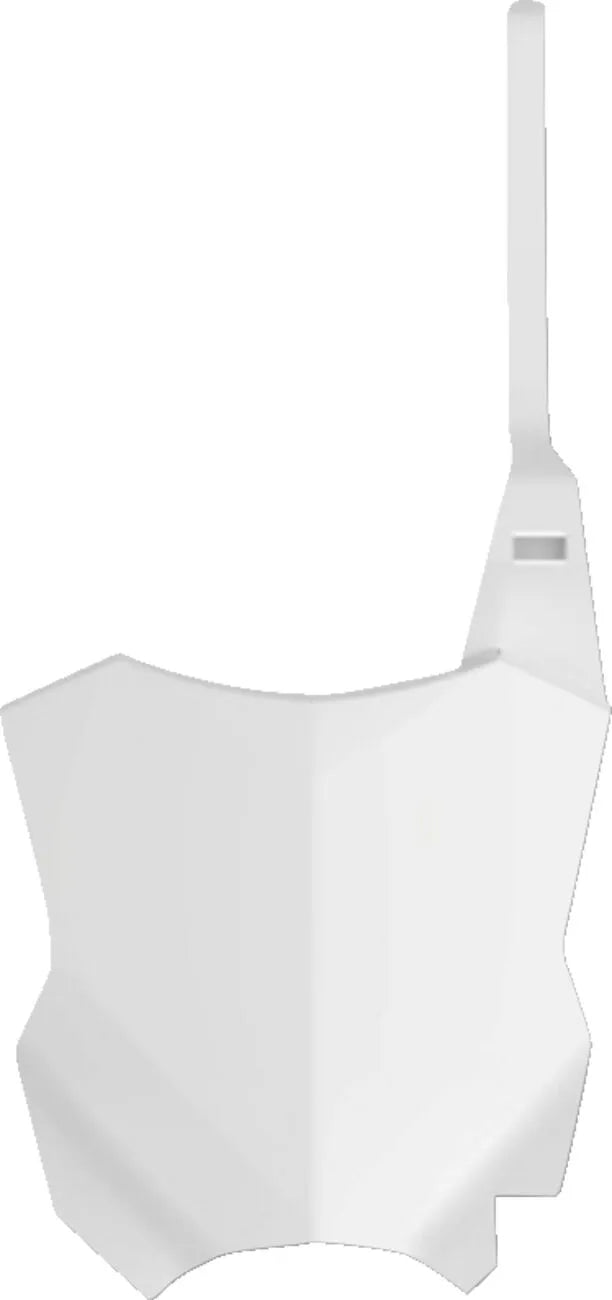 Polisport Front Number Plate - White