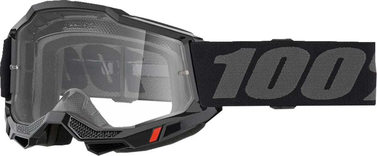 100% Accuri 2 OTG Goggle Black Clear Lens