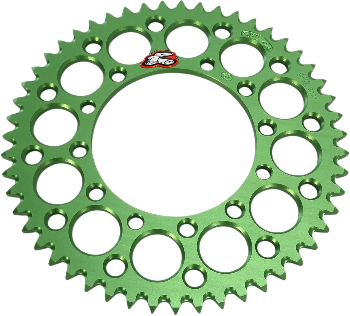 Renthal Ultralight Rear Sprocket - 51t Green