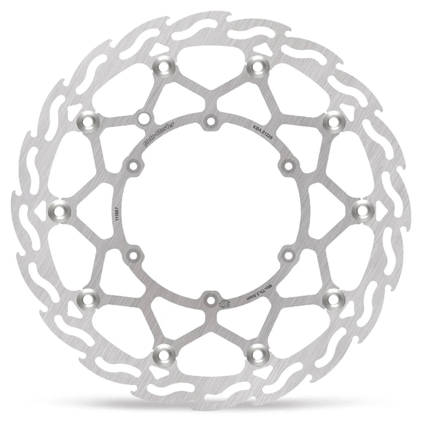 Moto-master Flame Series Brake Rotor For Enhanced Cooling - Front