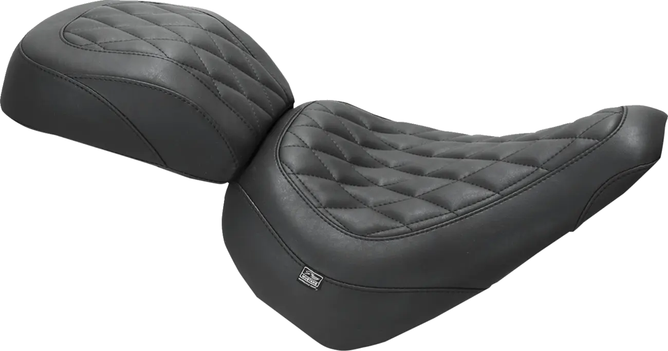 Mustang Wide Tripper Solo Seat - For Harley Davidson