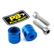 Pro Bolt Aluminum Bar Ends - Blue