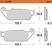 Moto-master Roadpro Sinter Bremseklodser For Sintrede Metal - For