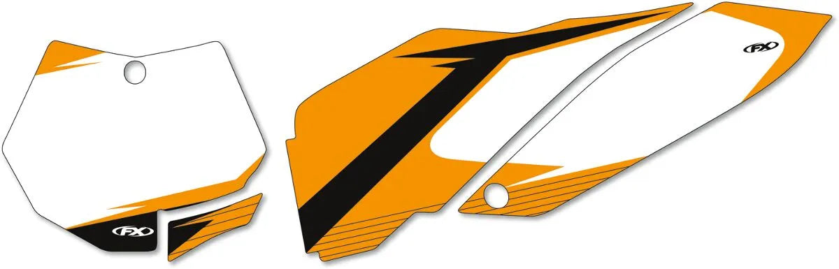 Factory Effex Pre-cut Graphic Number Plate Kit