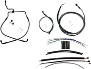 MAGNUM SHIELDING Black Pearl Handlebar Installation Kit for Ape