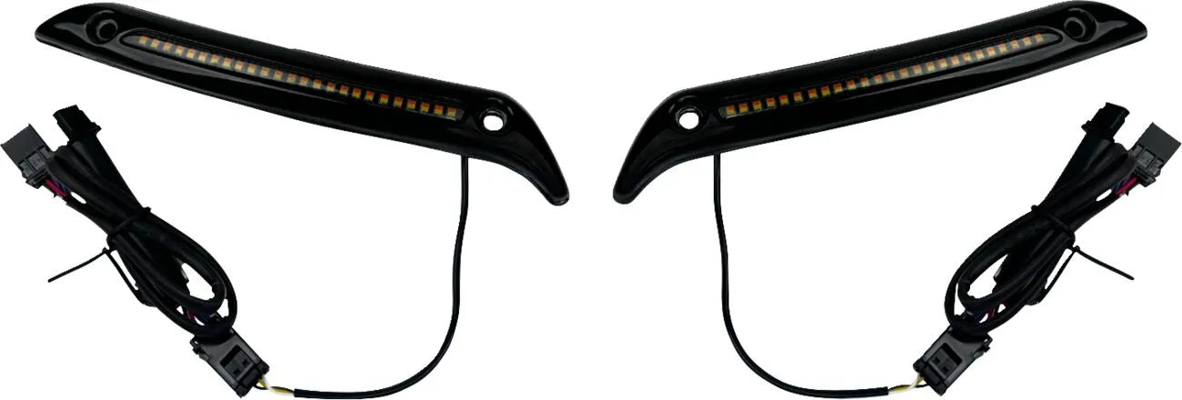 Custom Dynamics Led Windshield Trim - Black