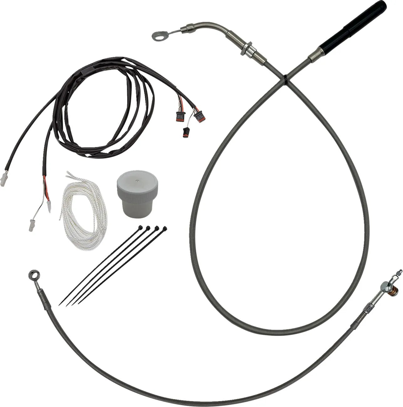 Fat Baggers Inc. EZ Install Kit for 16" Ape Hanger Handlebars