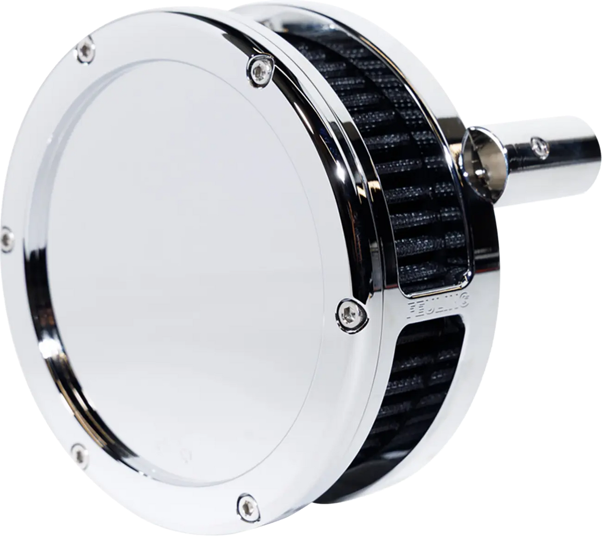 Feuling Parts Slim Solid Air Cleaner Chrome/Black H-D FLHTCUTG