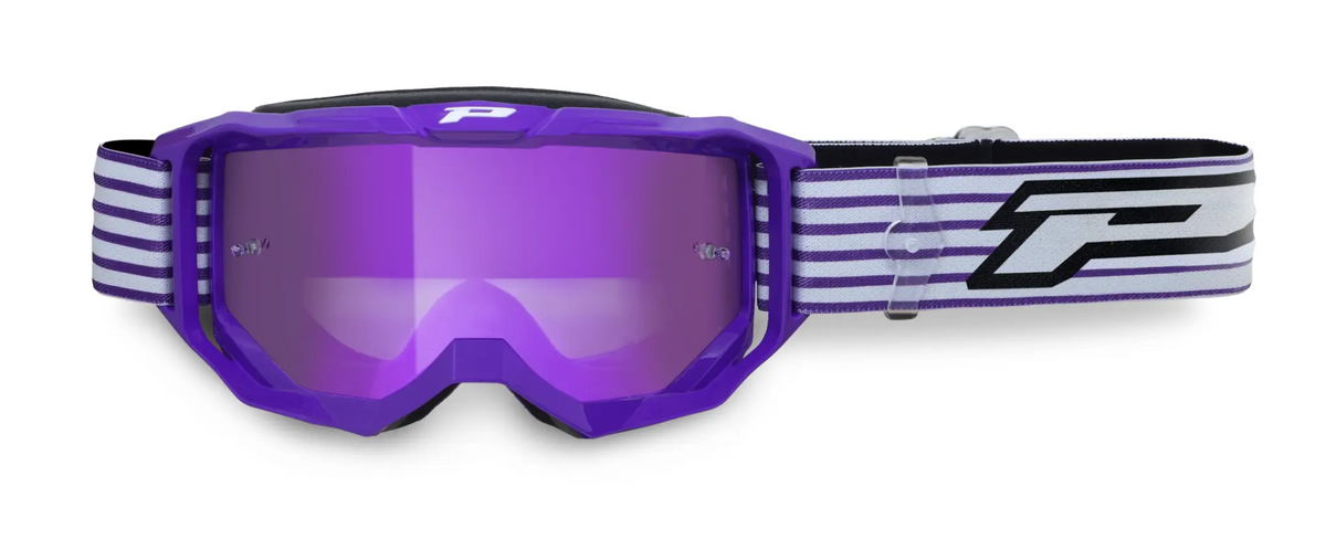 Pro Grip 3300 Vision Go Goggles Violet Mirror Violet