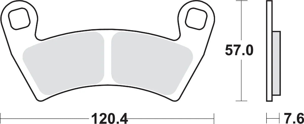 Sbs Si Offroad Sintrede Bremseklodser - For & Bag