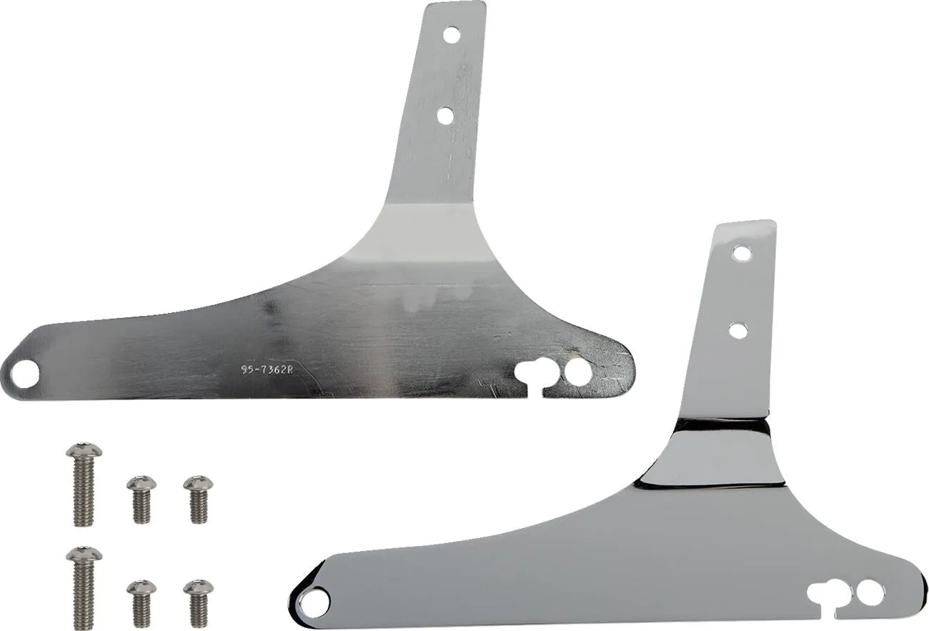 Cobra Square Sissy Bar - Chrome Finish